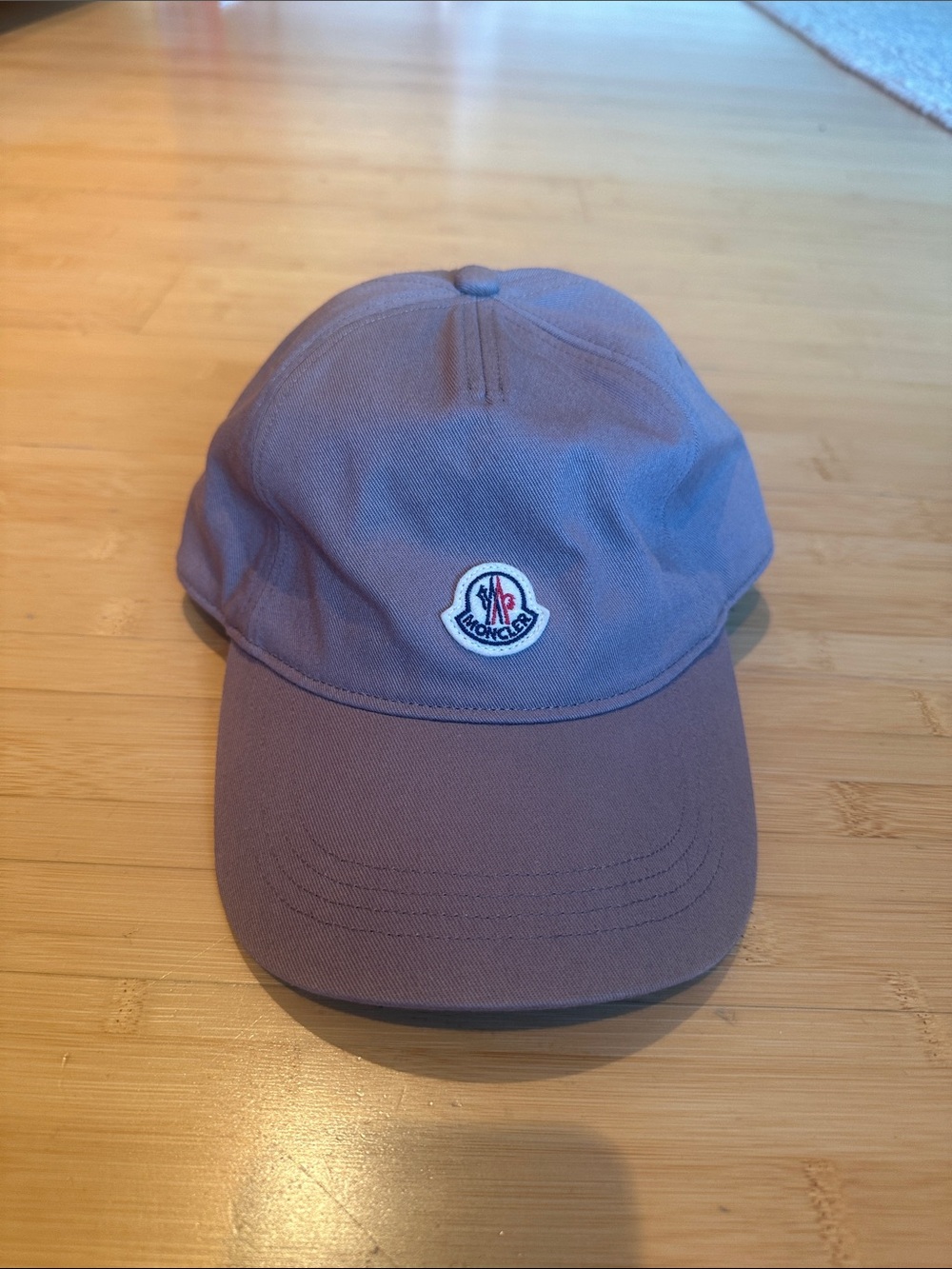 Moncler Lavender Purple Adjustable Baseball Cap